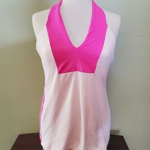 Lululemon pink workout shirt